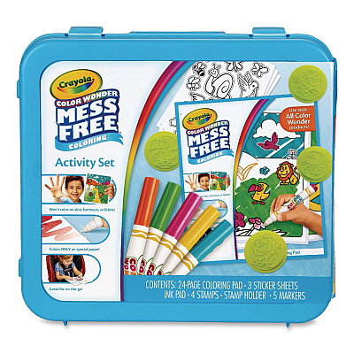 Crayola Color Wonder Art Kit, Ocean Animals, Ages 3 and Up, 24 Pages (752349)