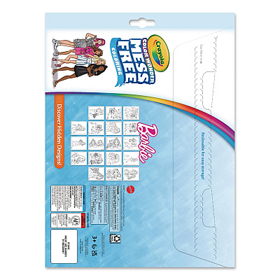 Crayola Color Wonder Barbie Coloring Pad and Markers, Ages 3 and Up, 18 Pages (752859)