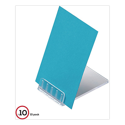 deflecto Tabletop Card Holder, Clear (20001RT)