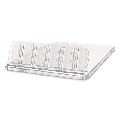deflecto Tabletop Card Holder, Clear (20001RT)