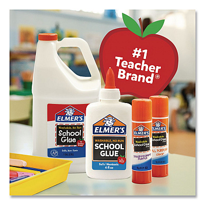 Elmer's Washable Clear School Glue, 5 oz, Dries Clear (60305Q)
