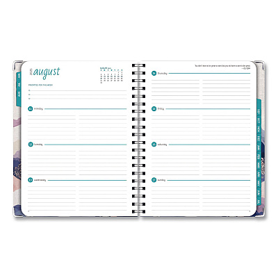 Global Printed Products Pastel Mountains Academic Year Weekly/Monthly Planner, 11 x 8.5, Multicolor Cover, 14-Month: June 2025 to July 2026 (NAD26851160)