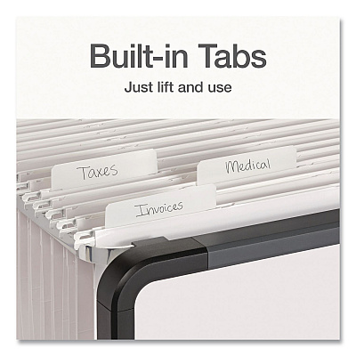 Pendaflex Ready-Tab Reinforced Hanging File Folders, Letter Size, 1/3-Cut Tabs, White, 20/Box (1006985)