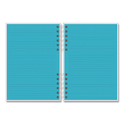 Astrobrights Twin-Wire Journal, Open Diary Format, Assorted Cover Colors, (90) Assorted Color 8.5 x 6.5 Sheets, 2/Pack (91556)