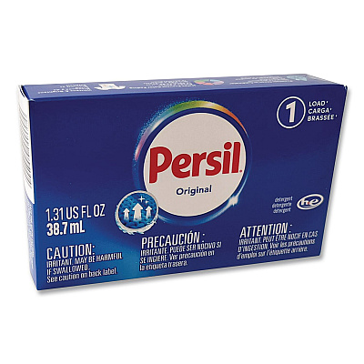Persil Original HE Coin-Vending Liquid Laundry Detergent, 1.3 oz Vend Box, 100/Carton (2979151)
