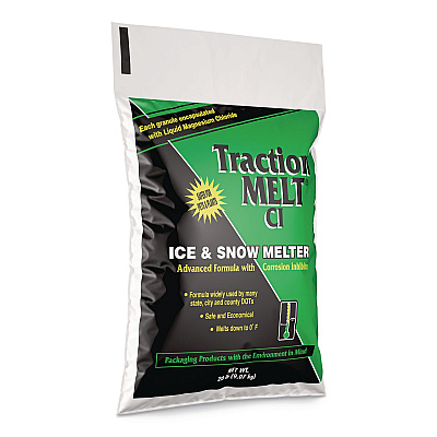 Scotwood Industries Traction Melt CI Ice and Snow Melter, 20 lb Bag, 120/Pallet (20BTMPLT)
