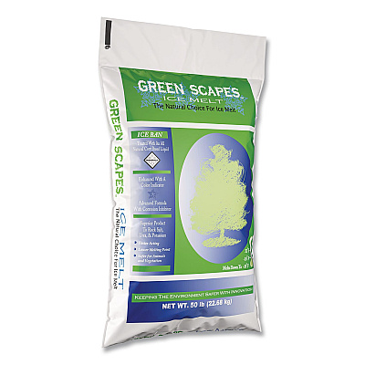 Scotwood Industries Green Scapes Ice Melt, 50 lb Bag, 50/Pallet (50BGREENPLT)