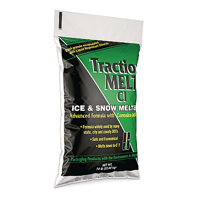 Scotwood Industries Traction Melt CI Ice and Snow Melter, 50 lb Bag, 50/Pallet (SWO50BTMPLT)