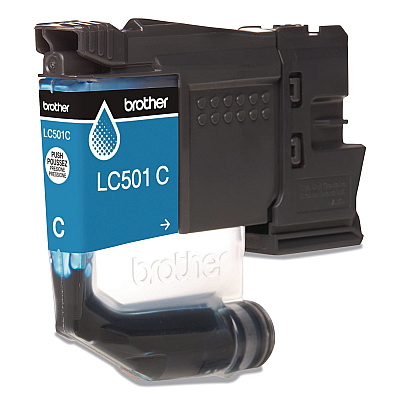 Brother LC501CS Ink, 200 Page-Yield, Cyan