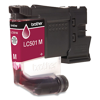 Brother LC501MS Ink, 200 Page-Yield, Magenta