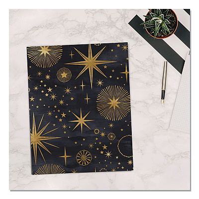 Starry Night Monthly Planner, 9.5 7.5, Black/Gold Cover, 12-Month (Jan to Dec): 2026 (57582)