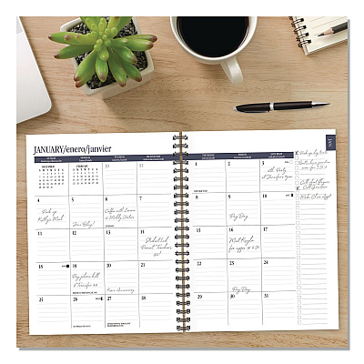 Cats Love Plants Weekly/Monthly Planner, 8.5 x 6.5, Multicolor Cover, 12-Month (Jan to Dec): 2026 (57728)