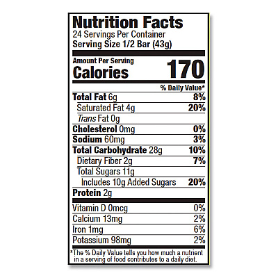 Bobo's Oatmeal Bars, Peach, 3 oz Individually Wrapped, 12/Box (00058)