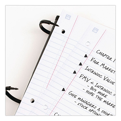 Five Star FLEX Notebinder, 1" TechLock Rings, 3-Subject, Medium/College Rule, Randomly Assorted Cover Colors, (120) 11 x 8.5 Sheets (08126)