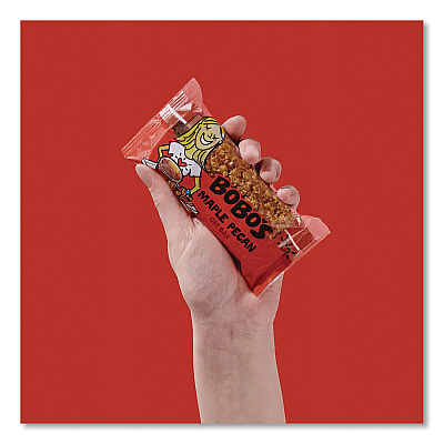 Bobo's Oatmeal Bars, Maple Pecan, 3 oz Individually Wrapped, 12/Box (00059)