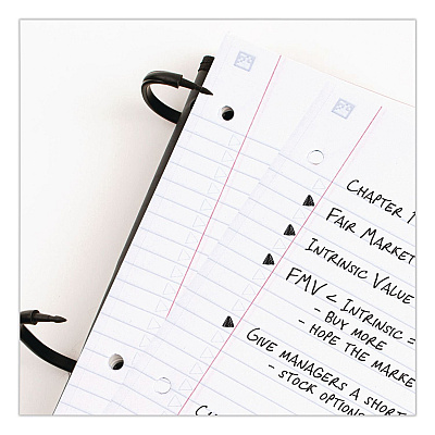 Five Star FLEX Notebinder, 1/2" TechLock Rings, 1-Subject, Medium/College Rule, Randomly Assorted Cover Colors, (80) 11 x 8.5 Sheets (08120)