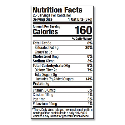 Bobo's Oatmeal Bites, Peanut Butter Chocolate Chip, 1.3 oz Individually Wrapped, 25/Box (00213)