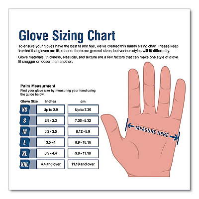 X3 by AMMEX Industrial Vinyl Gloves, Powder-Free, X-Large, 3 mil Thick, 9.5" Long, Clear, 100/Box (GPX348100)