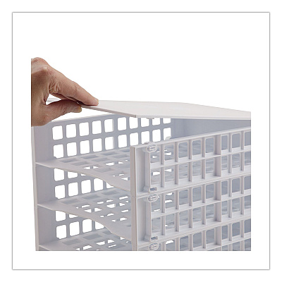 Thinkspace Literature Organizer, 8 Sections, 21 x 12.25, White (39444)