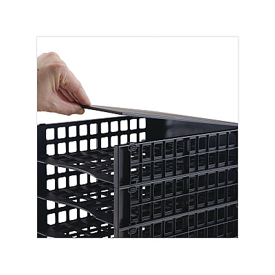 Thinkspace Literature Organizer, 8 Sections, 21 x 12.25, Black (39443)