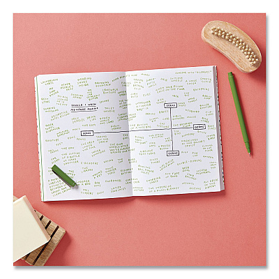 Chronicle Books Guided Journal: Am I Overthinking This? by Michelle Rial, Multicolor Cover, (64) 7 x 5 Sheets (978179720530)