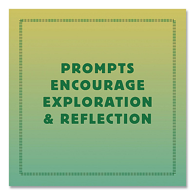 Chronicle Books Guided Journal: Spark Adventure - A Journal for Trailblazers and Wanderers, Green/Gold Cover, (88) 8 x 6 Sheets (978179722216)