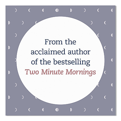 Chronicle Books Guided Journal: Two Minute Evenings - Wind Down Your Day by Neil Pasricha, Blue/Silver Cover, (152) 6.25 x 4.75 Sheets (978179722987)