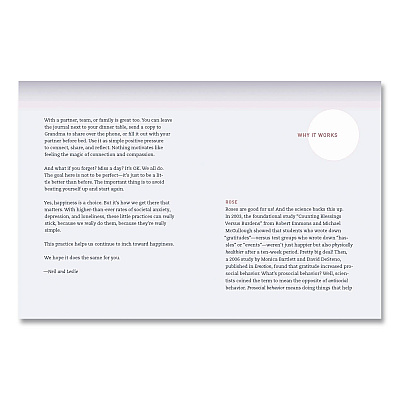 Chronicle Books Guided Journal: Two Minute Evenings - Wind Down Your Day by Neil Pasricha, Blue/Silver Cover, (152) 6.25 x 4.75 Sheets (978179722987)
