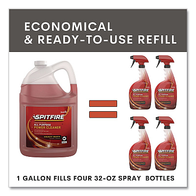 Diversey Professional Spitfire All Purpose Power Cleaner, 1 gal Jug (CBD540045EA)