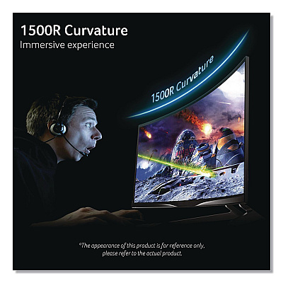 Acer Nitro ED273 S3 Curved FHD LED Gaming Monitor, 27" Widescreen, VA Panel, 1920 Pixels x 1080 Pixels (ED273S3BIIP)