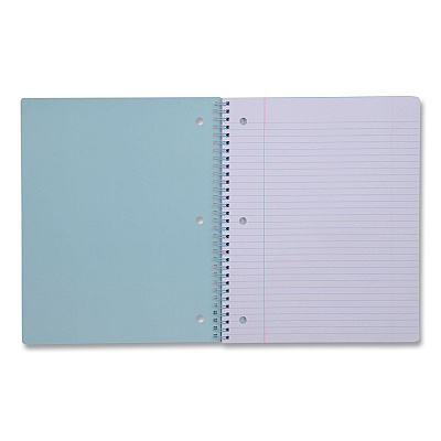 DesignWorks Ink Twin-Wire Notebook, Randomly Assorted Pastel Marble Cover Designs, 1-Subject, Medium/College Rule, (80) 10.5 x 8.5 Sheets (TTWSA115ST)