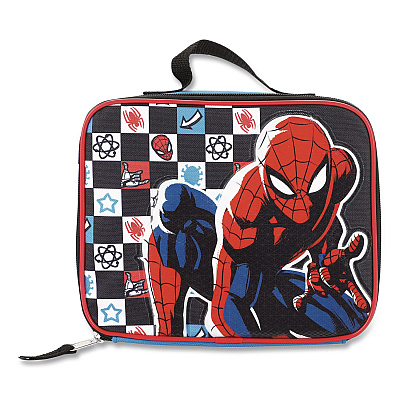 Bioworld Spiderman Kids 5-Piece Backpack Set, 16", Multicolor (B1B7XT6USMSB)