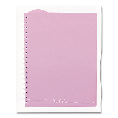Carolina Pad Noted Neutrals Ideal Notebook, Management Format with College Ruling, Randomly Assorted Cover Colors, (100) 9.5 x 7.35 Sheets (13008)