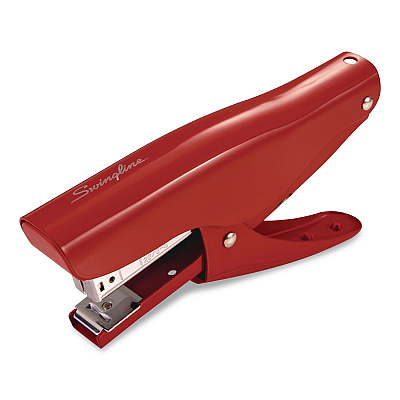 Swingline Vintage Plier Stapler, 25-Sheet Capacity, Rio Red (S701059)