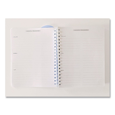 Carolina Pad Noted Neutrals Ideal Notebook, Management Format with College Ruling, Randomly Assorted Cover Colors, (100) 9.5 x 7.35 Sheets (13008)