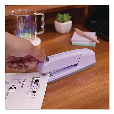Swingline 747 Business Full Strip Desk Stapler, 30-Sheet Capacity, Lavender (S7074737)
