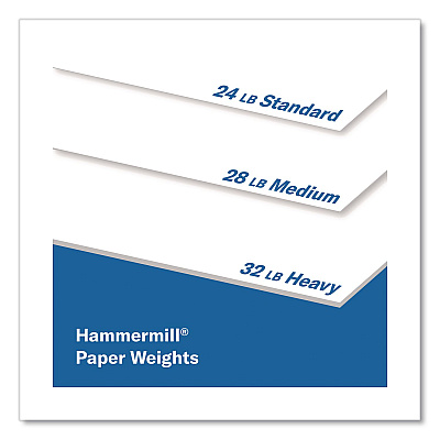 Hammermill Premium Color Copy Print Paper, 100 Bright, 28 lb Bond Weight, 8.5 x 14, Photo White, 500 Sheets/Ream, 8 Reams/Carton (102475CT)