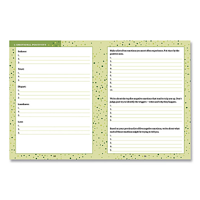 Quarto Guided Journal: 3-Minute Positivity - Transform Your Life by Changing Your Thoughts, Blue Cover, (96) 8 x 6 Sheets (978078584204)