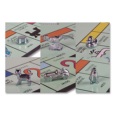 Hasbro Monopoly New Edition Classic Board Game, 2 to 8 Players, Ages 8 and Up, 117 Pieces (C1009)