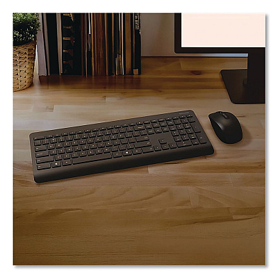 Incase Designed by Microsoft Wireless Desktop 900 Keyboard and Optical Mouse Combo, 2.4 GHz Frequency/30 ft Wireless Range, Black (PT300001)