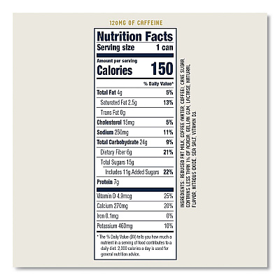 La Colombe Draft Latte Cold Brew, Caramel Latte, 11 oz Can, 12/Carton (LCT00499)