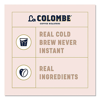 La Colombe Draft Latte Cold Brew, Triple Shot Espresso Latte, 11 oz Can, 12/Carton (LCT00501)
