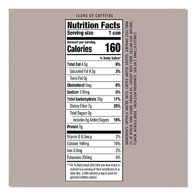La Colombe Draft Latte Cold Brew, Vanilla Latte with Oat Milk, 11 oz Can, 12/Carton (LCT00521)