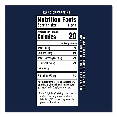 La Colombe Cold Brew Coffee, Black, 11 oz Can, 12/Carton (LCT00535)