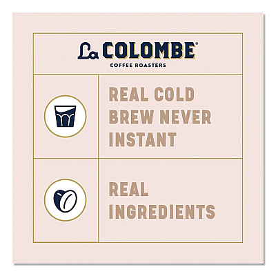 La Colombe Draft Latte Cold Brew, Vanilla Latte, 11 oz Can, 12/Carton (LCT30502)