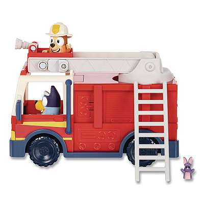 Bluey Series 10: Firetruck Vehicle, Ages 3 and Up, 5 Pieces (176104)