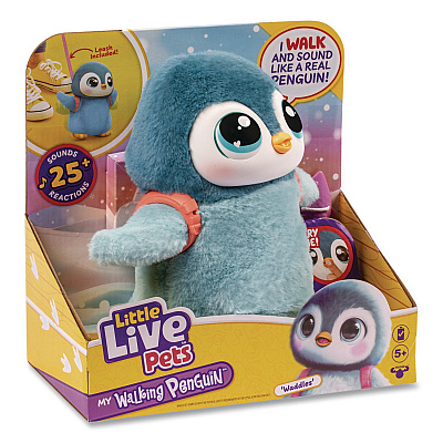 Little Live Pets My Walking Penguin Interactive Toy, Ages 5 and Up (265354)
