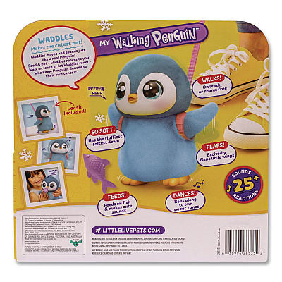 Little Live Pets My Walking Penguin Interactive Toy, Ages 5 and Up (265354)