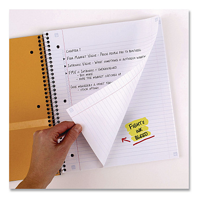 Five Star Wirebound Notebook, 5-Subject, Medium/College Rule, Fire Red Cover, (200) 11 x 8.5 Sheets (72077)