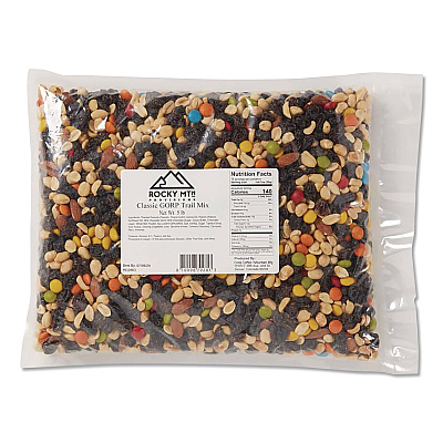 Mountain Manufacturing Rocky MTN Provisions Classic GORP Trail Mix, 5 lb Bag, 4/Carton (CDA79281)